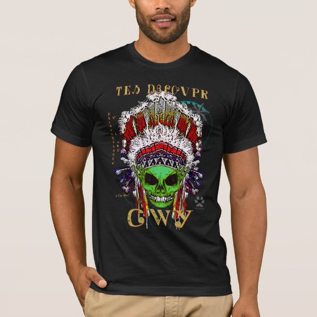 FIRST NATION CHEROKEE ALIEN T-Shirt (Front)