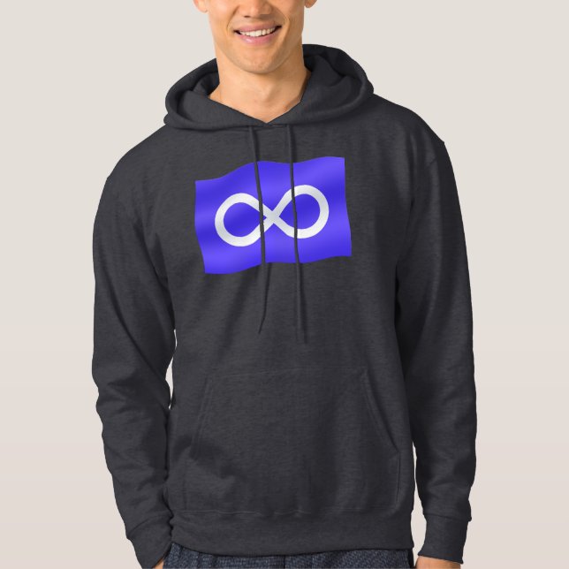 First Nation Hoodies Metis Flag Mens Womens Hoodie (Front)