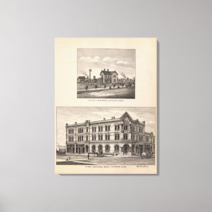 First National Bank, Kansas Canvas Print