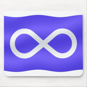 First Nations Metis Flag Art Mousepad