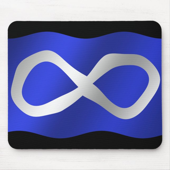 First Nations Metis Flag Art Mousepad (Front)
