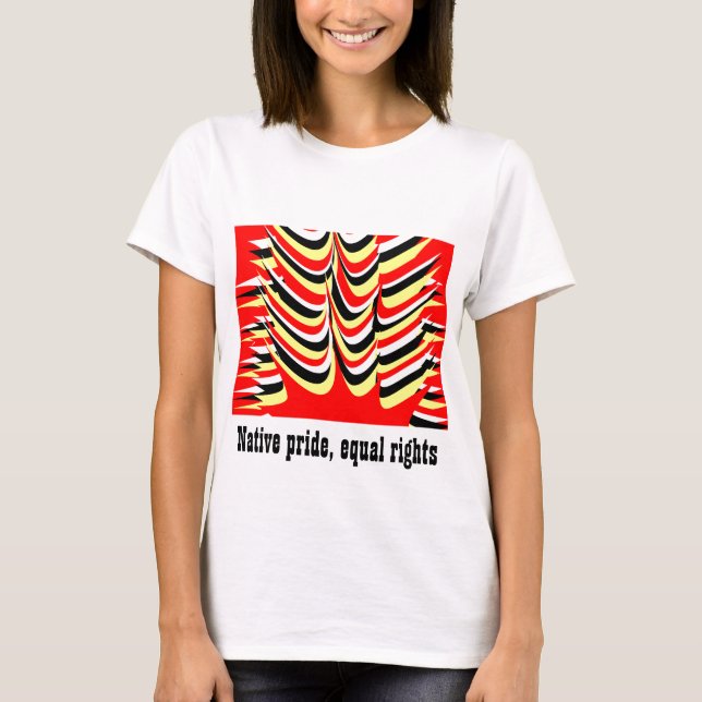 first nations t-shirts-native pride T-Shirt (Front)