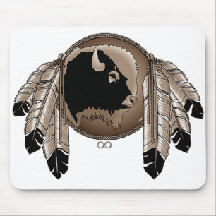 First Nations Wildlife Gifts Native Art Mousepad