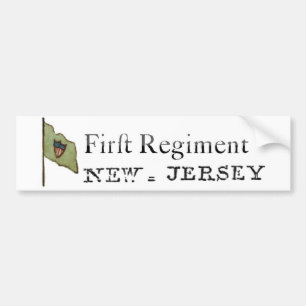 First New Jersey Regiment, Continental Line Bumper Sticker