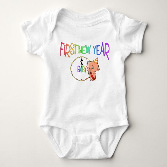 First New Year Baby Bodysuit (Front)