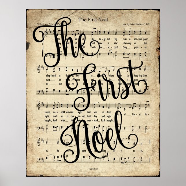 First Noel Poster (Front)
