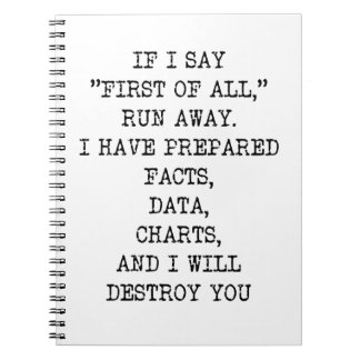 First of All Funny Mug Office Gift Coworker Gift Notebook