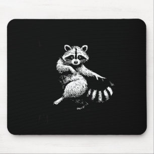 First Of All I'm A Delight Funny Raccoon Lover  Mouse Mat