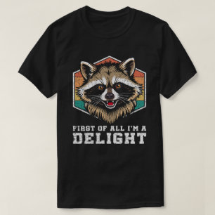 First Of All I'm A Delight Retro Vintage T-Shirt