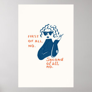 First of All No Print Minimalist Woman Sunglasses