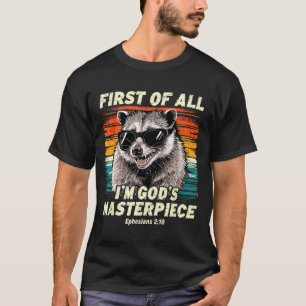 First of gods masterpiece vintage christian T-Shirt