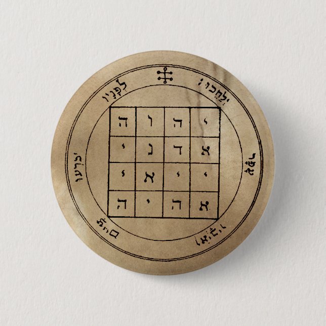 First Pentacle of Saturn Button (Front)