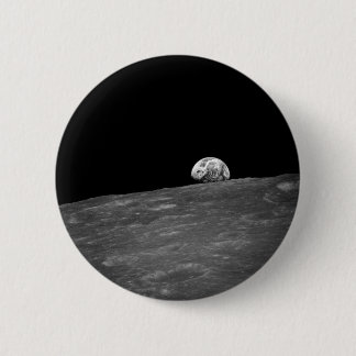 First Photograph of a Earthrise taken by Apollo 8 6 Cm Round Badge