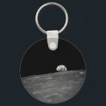 First Photograph of a Earthrise Taken by Apollo 8 Key Ring<br><div class="desc">The first photograph taken by humans of Earthrise during Apollo 8. Image reproduction rights can be found in the link near the bottom of this description. Sign up to Mr. Rebates for FREE and save 12% on any zazzle order in addition to a $5.00 sign up bonus All Rights Reserved;...</div>