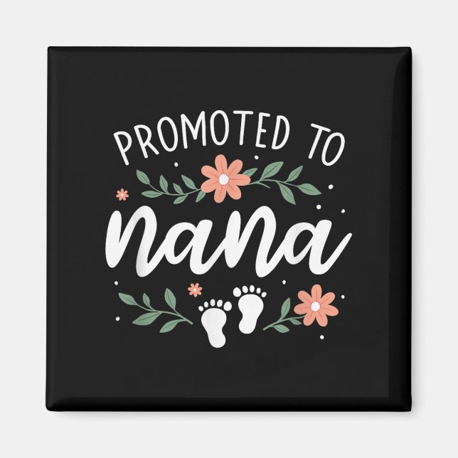 First Pregnancy Announcement Grandma - Promoted To Magnet (Front)