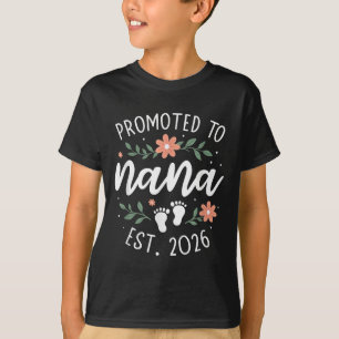 First Pregnancy Announcement Grandma - Promoted To T-Shirt