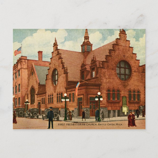 First Presbyterian Church Houston, TX Postcard (Front)