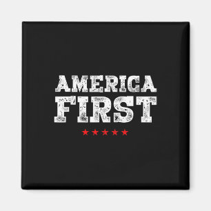 First Pro-trump Men Women Magnet
