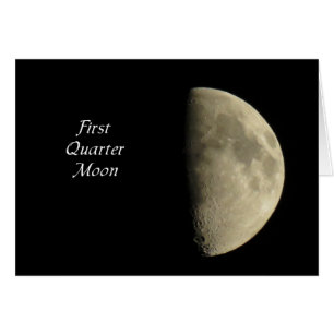 First Quarter Moon