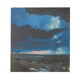 "First Rain on Earth" Oil Painting #6 Notepad