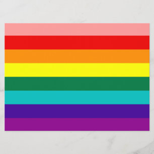 First Rainbow Gay Pride Flag Invitation