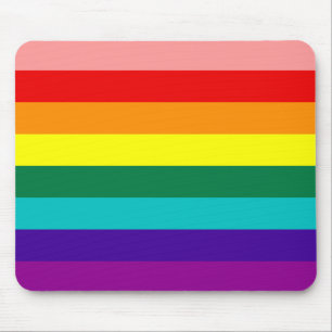 First Rainbow Gay Pride Flag Mousepad