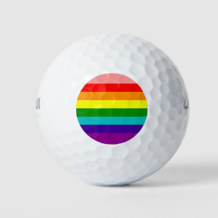 First Rainbow Pride Flag Golf Balls