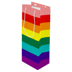 First Rainbow Pride Flag Wine Gift Bag