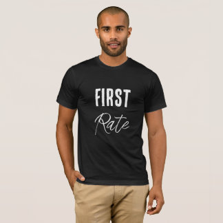 First Rate Fun&Vanity White Modern Hint T-Shirt