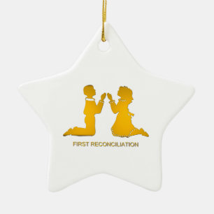 First Reconciliation Ceramic Tree Decoration