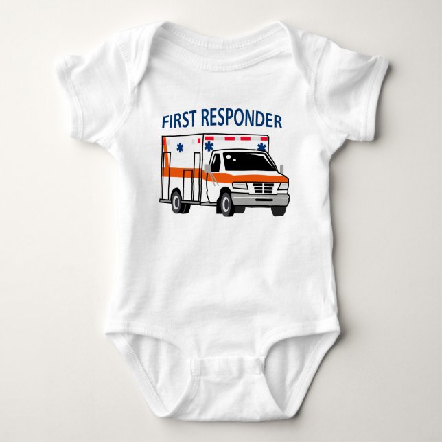 First Responder Baby Bodysuit (Front)