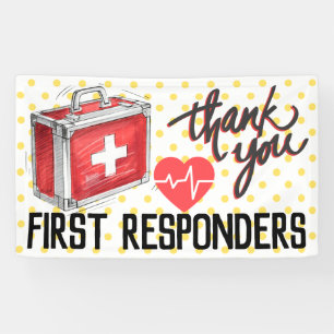 First Responder Thank You Coronavirus First Aid Banner