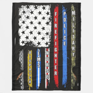 FIRST RESPONDERS FLEECE BLANKET