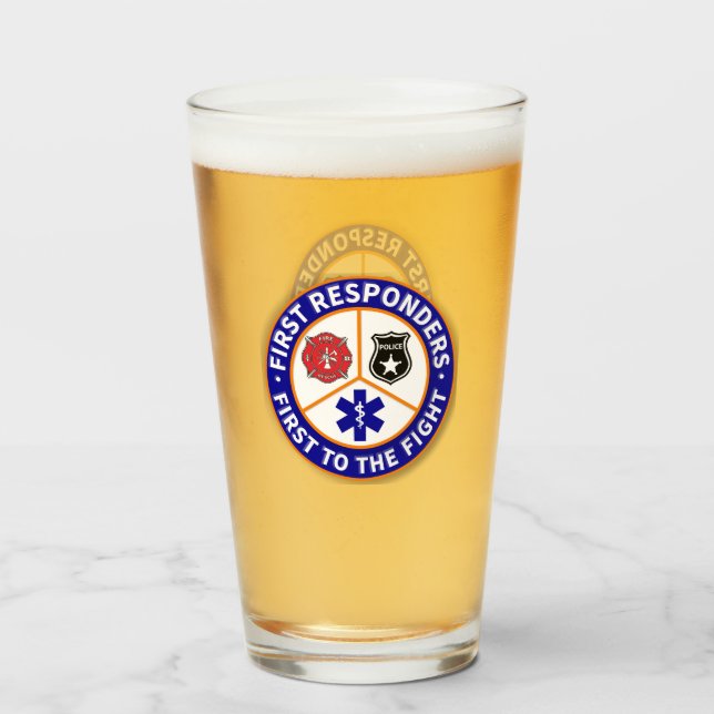 First Responders Glass (Front Filled)