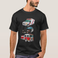 First Responders Police Car Fire Truck Ambulance K