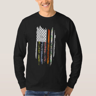 First Responders Teacher Firefighter Nurse Police T-Shirt