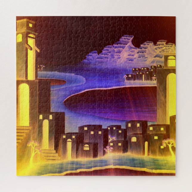 "First Revelation" 2.0 - cryptic mysterious art Jigsaw Puzzle (Vertical)