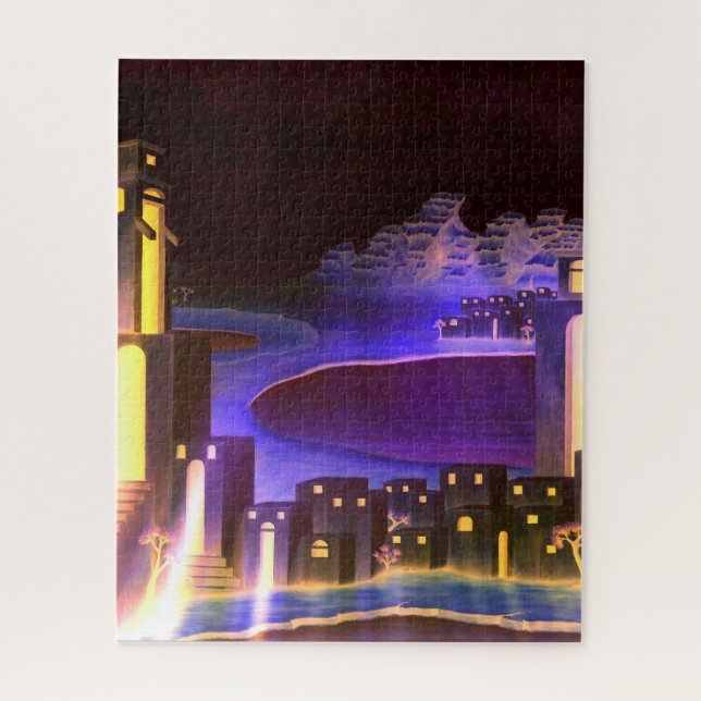 "First Revelation" - cryptic mysterious art Jigsaw Puzzle (Vertical)