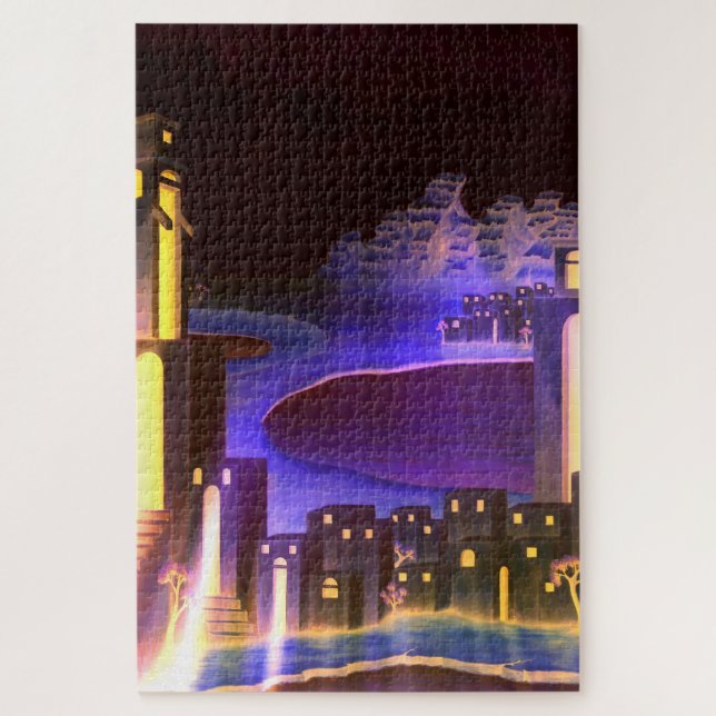 "First Revelation" - cryptic mysterious art Jigsaw Puzzle (Vertical)