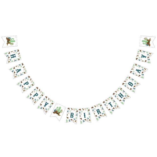 First Rodeo Birthday 1st Cowboy Western Bunting (All)