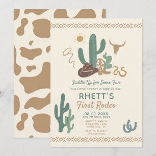 First Rodeo Birthday Invitation
