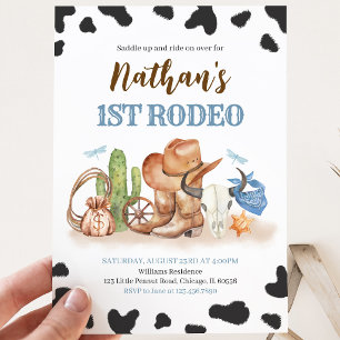First Rodeo Birthday Invitation