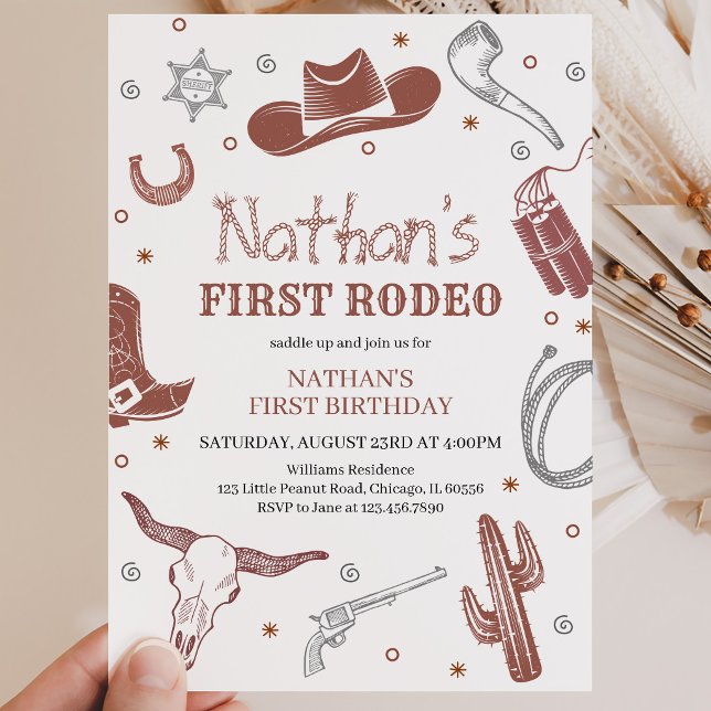 First Rodeo Birthday Invitation (Creator Uploaded)