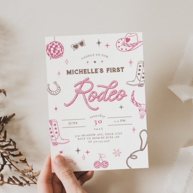 First Rodeo Birthday Invitation  (Creator Uploaded)