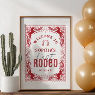 First Rodeo Birthday Party Welcome Sign