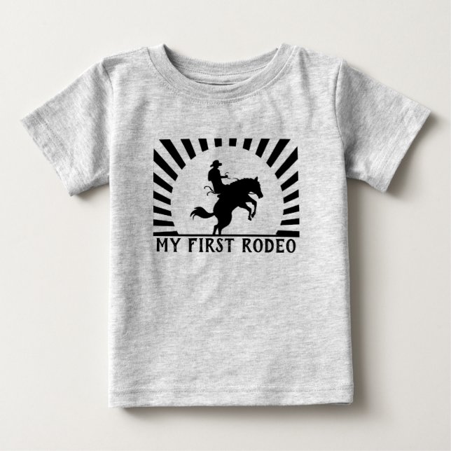 First Rodeo Birthday T Shirt (Front)