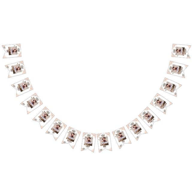 First Rodeo Cowboy Birthday Photo Bunting Flags  (All)