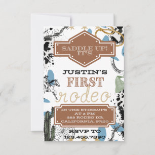 First Rodeo Digital Invitation