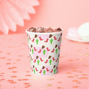 First Rodeo Girl 1st Birthday Paper Cups