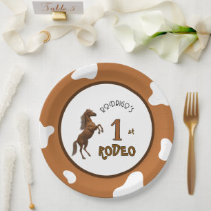 First Rodeo Paper Plate